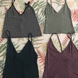 brandy melville joanne tanks LOT of 4